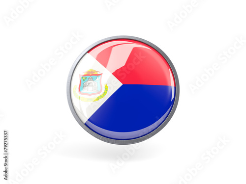 Free Download Round icon with flag of sint maarten - GFXLoad