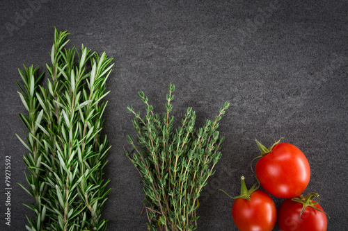 Tomatoes and Herbs