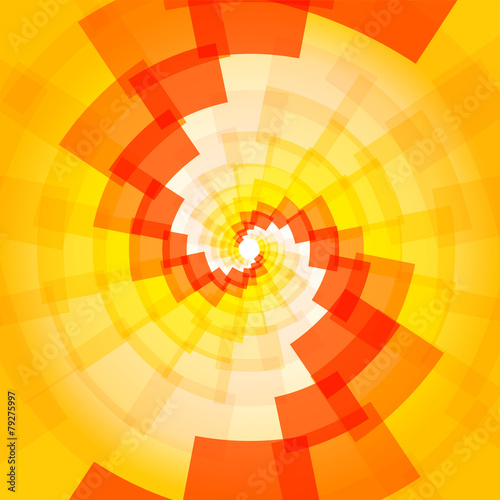 Modern bright yellow orange background with rectangles