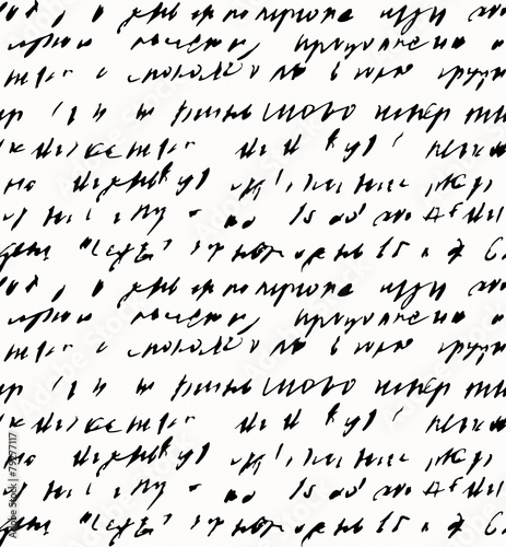 Seamless background of abstract  handwriting