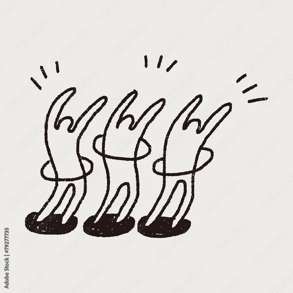 Obraz premium doodle Dance
