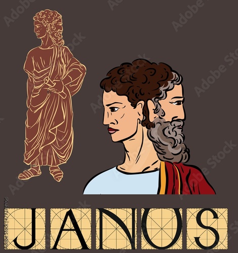 Janus with title