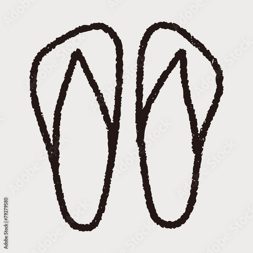 doodle flip flop