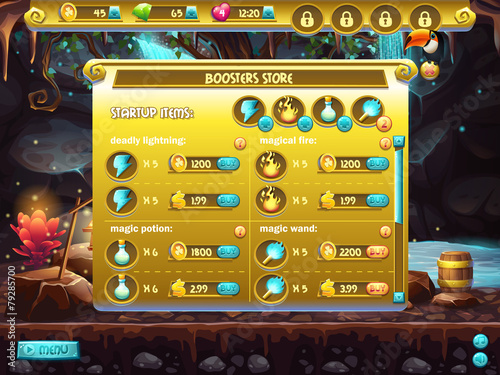 Example of store sales boosters for computer games