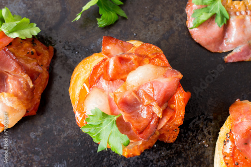 Photos Tapas with bacon