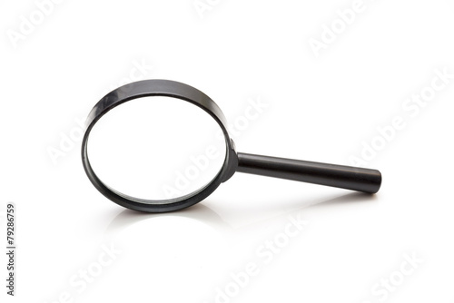 Plakat black magnifier