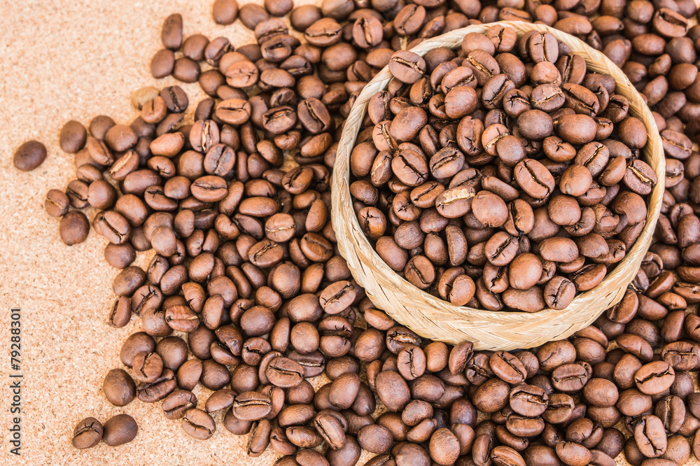 Fototapeta premium roasted coffee beans