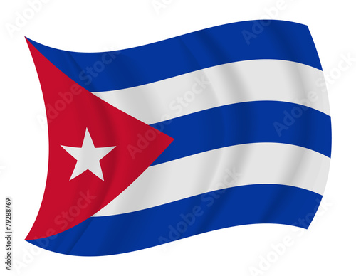 Free Download Cuba flag waving vector - GFXLoad