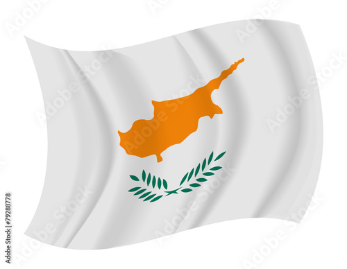 Cyprus flag waving vector