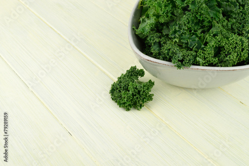 Bowl Of Curly Kale