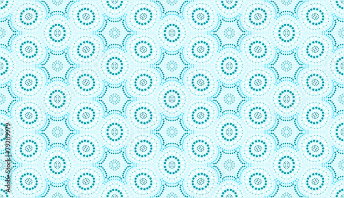 Abstract seamless pattern in Moroccan style