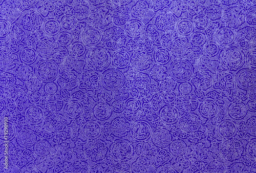 Purple chinese pattern background