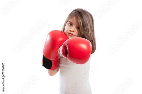 Cute boxer daughter