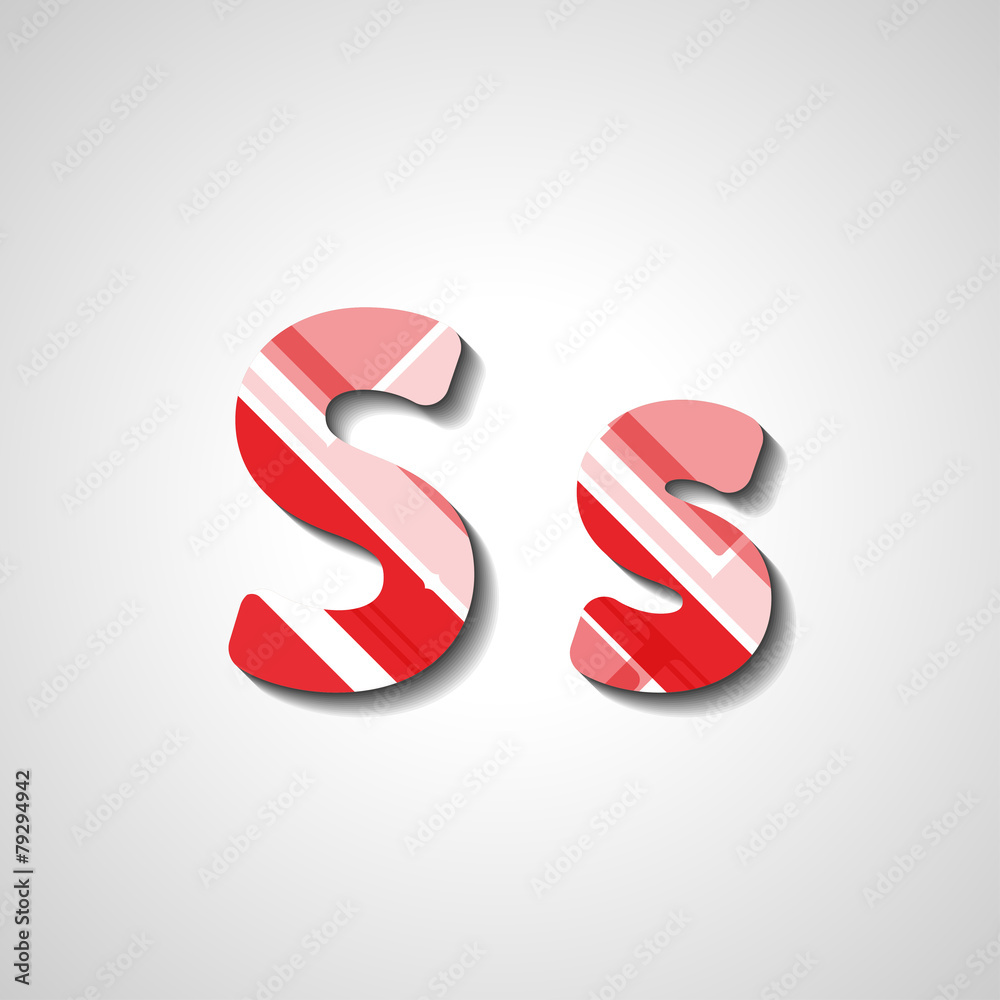 Colorful letter alphabet Colorful letter alphabet
