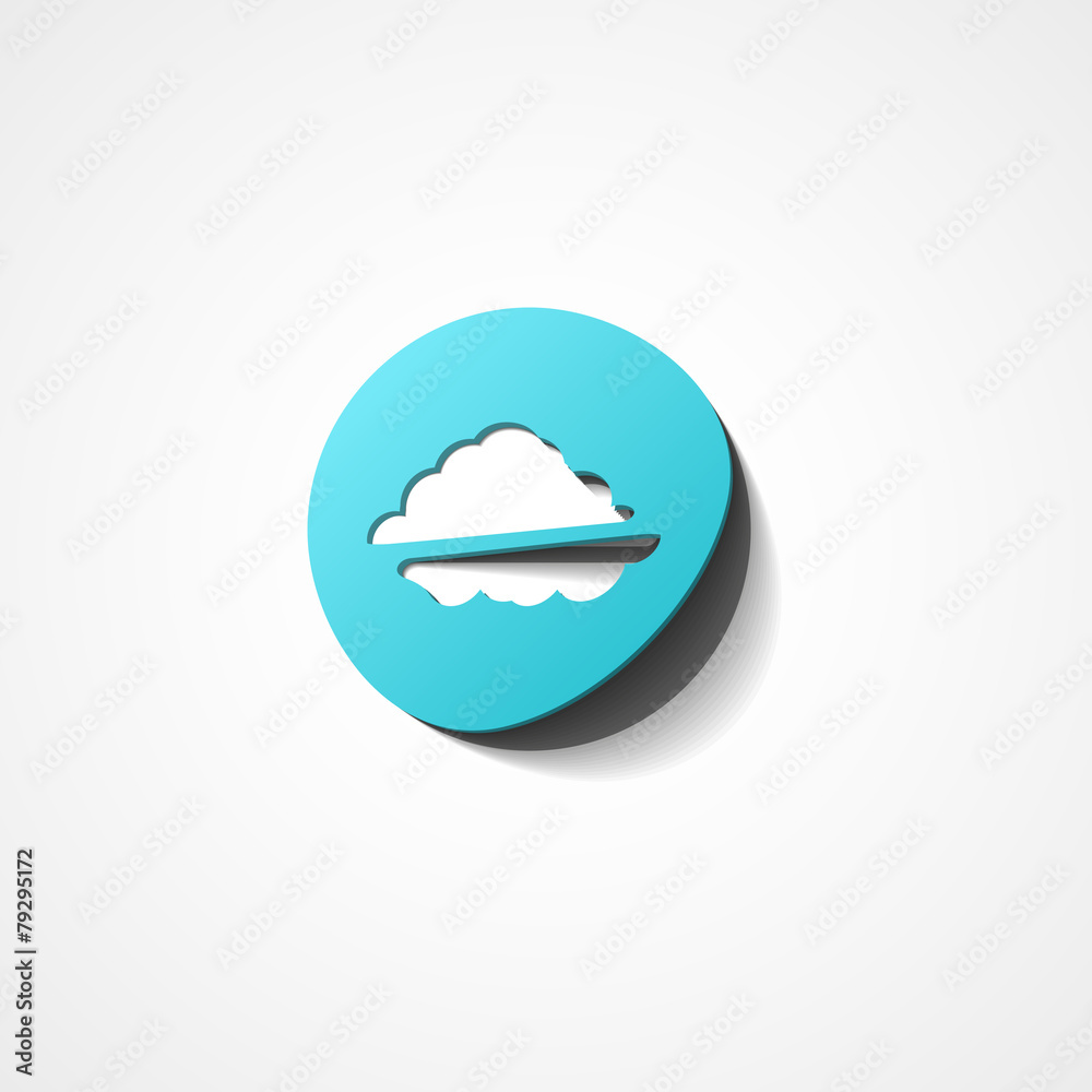 Cloud web icon