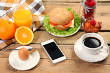 breakfast and mobile