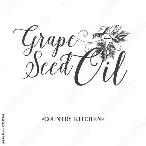 Grape seed oil