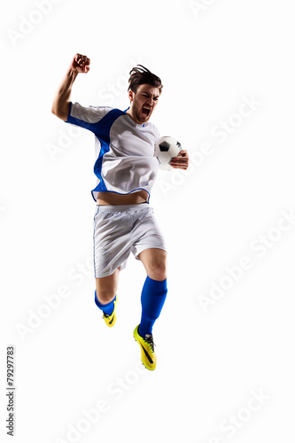 Fototapeta Naklejka Na Ścianę i Meble -  soccer player in action