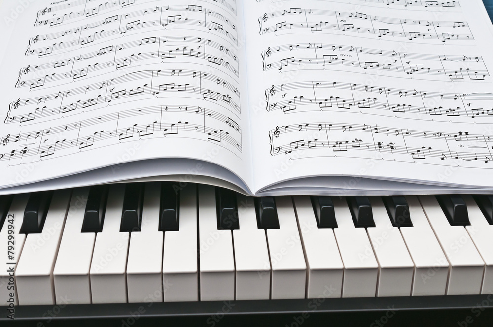 Obraz premium Klaviertasten