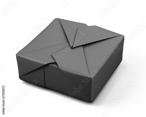 Black paper packaging