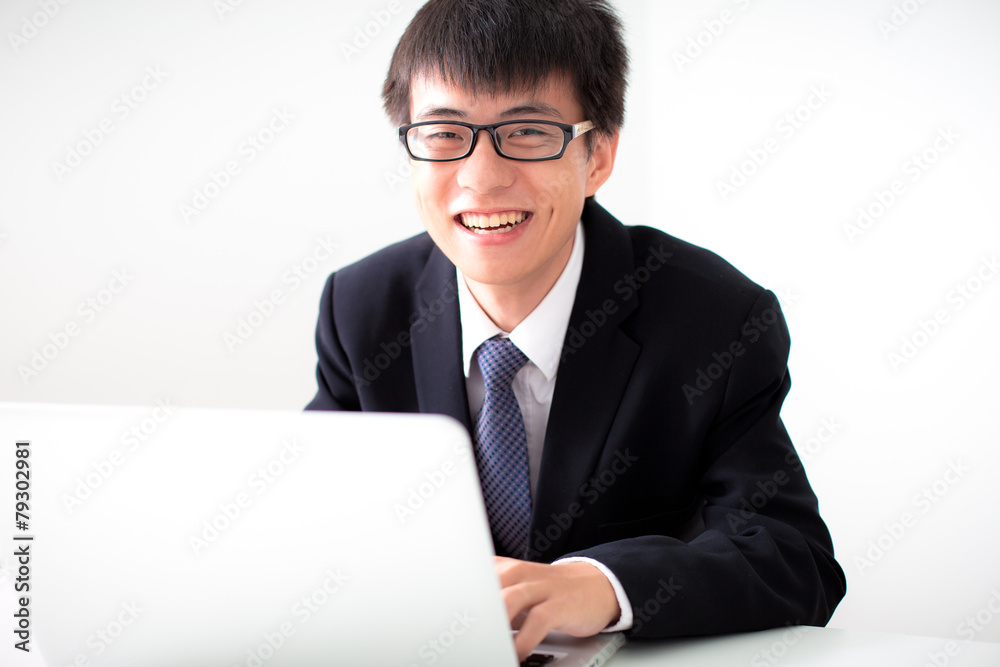 Businessman analyzing investment charts. Accounting Businessman analyzing investment charts. Accounting