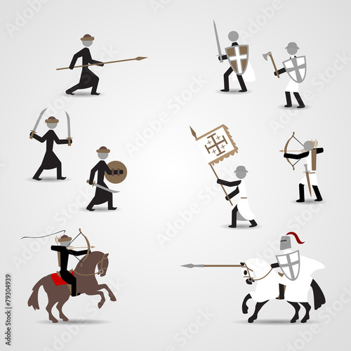 Crusaders and saracens