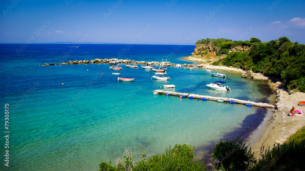 A beauty beach in Zakynthos, Greece.