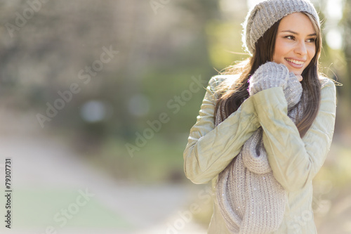 Young woman in the park