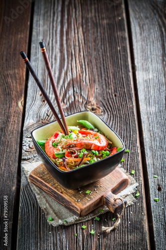 Traditional asian dish with...