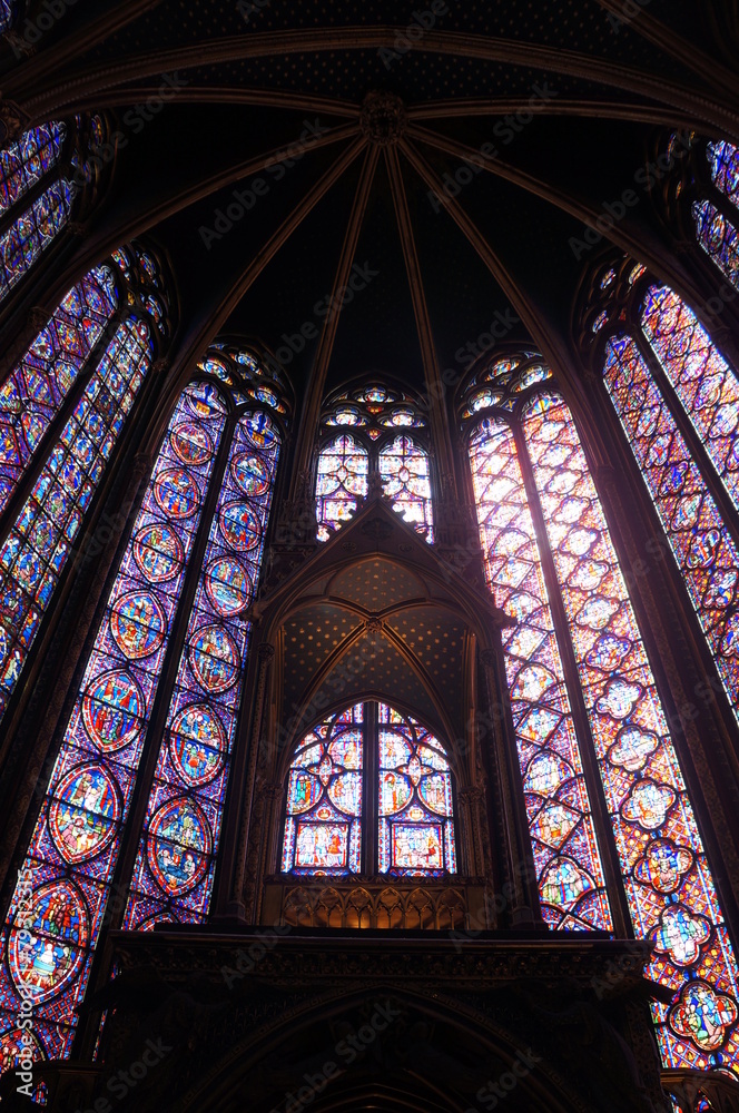 Inside the Sainte-Chapelle