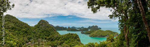 Panorama View point of Ang Thong Islands national park