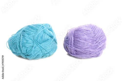 two balls of wool