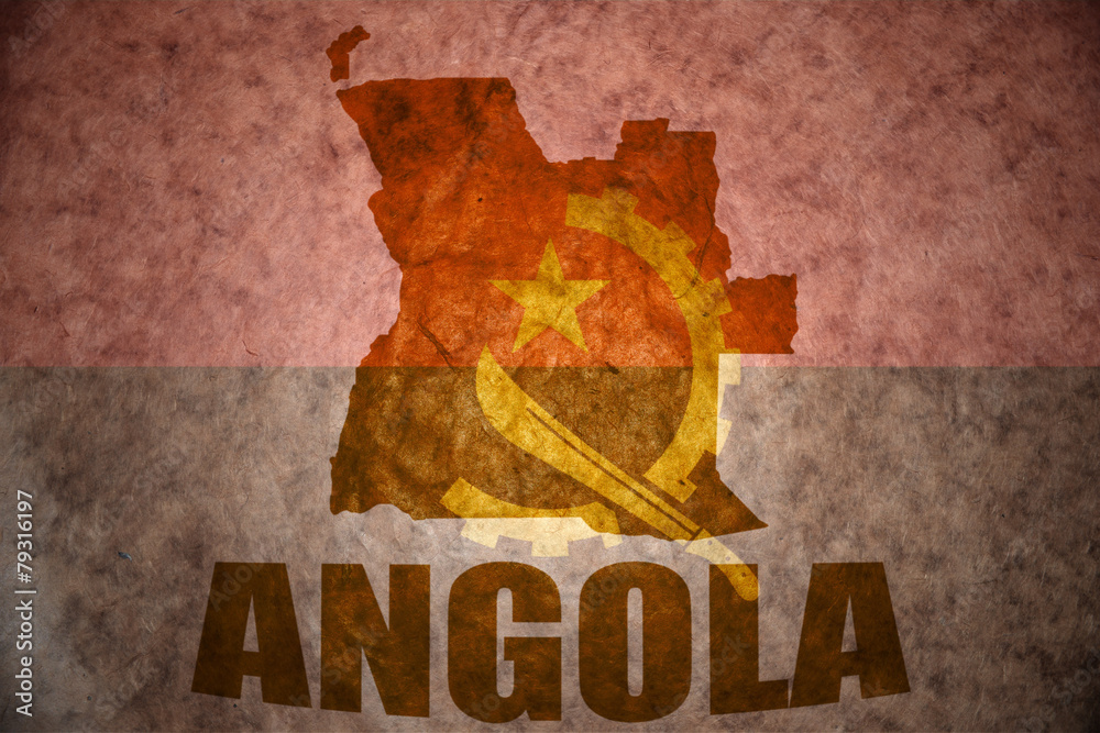 angola vintage map