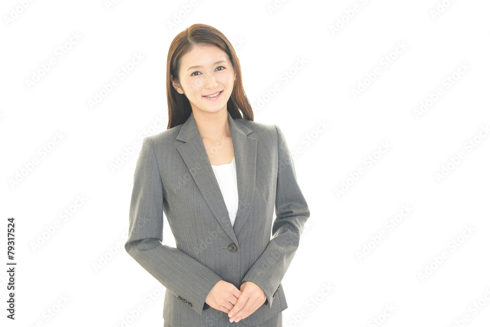 笑顔のOL 笑顔のOL