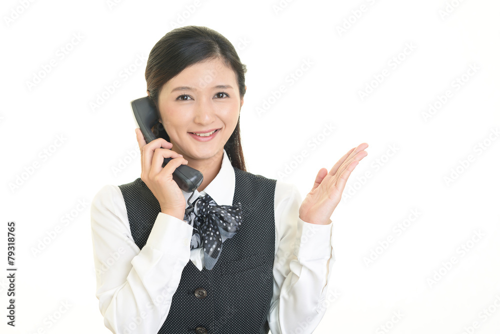 笑顔のOL 笑顔のOL