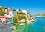 the Old part in town of island Skiathos in Greece