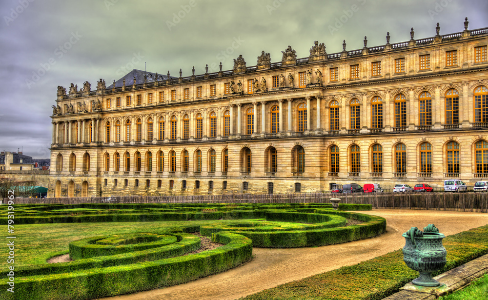 View of the Palace of Versailles - France