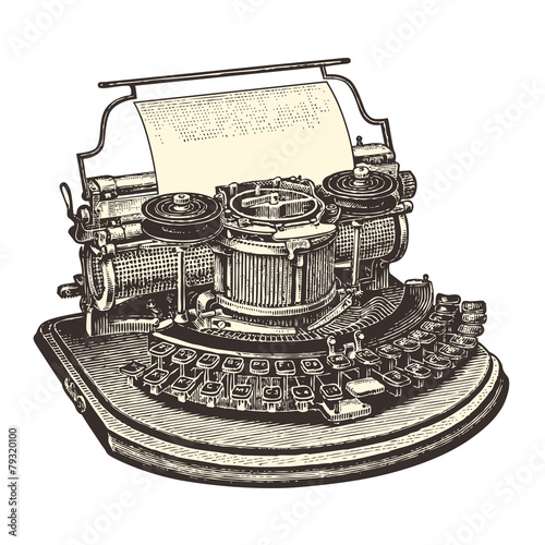 vintage typewriter