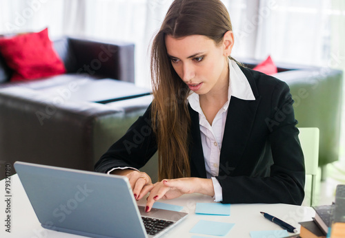 work on the computer