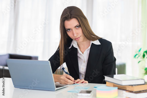 work on the computer