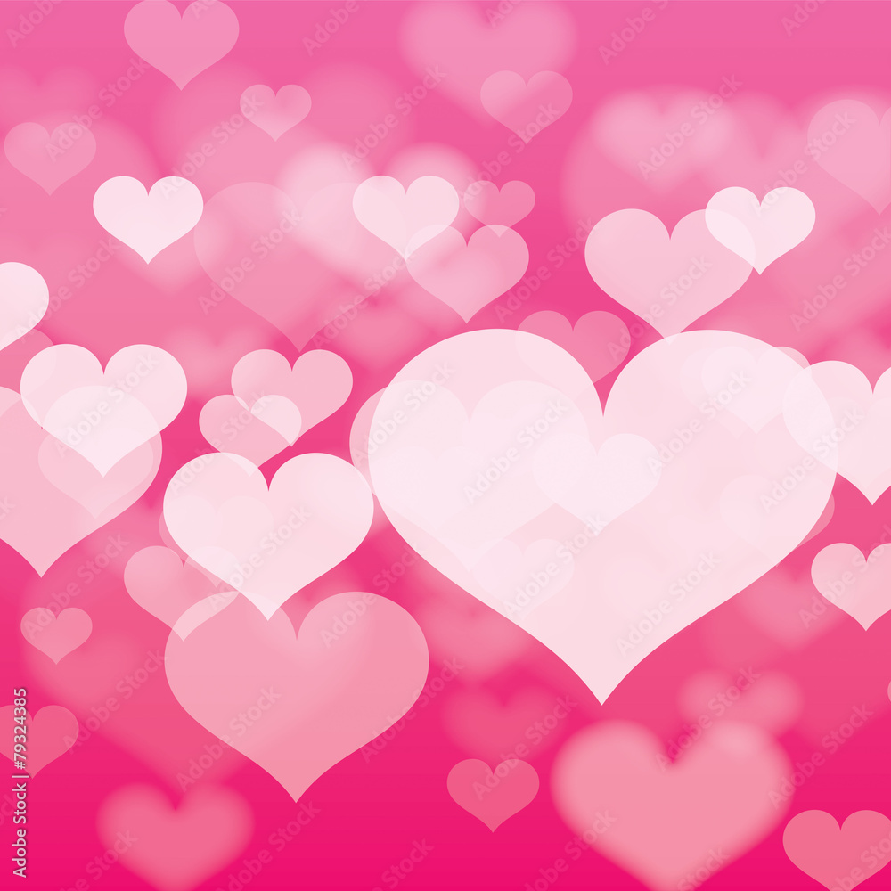 Abstract heart background in vector format.