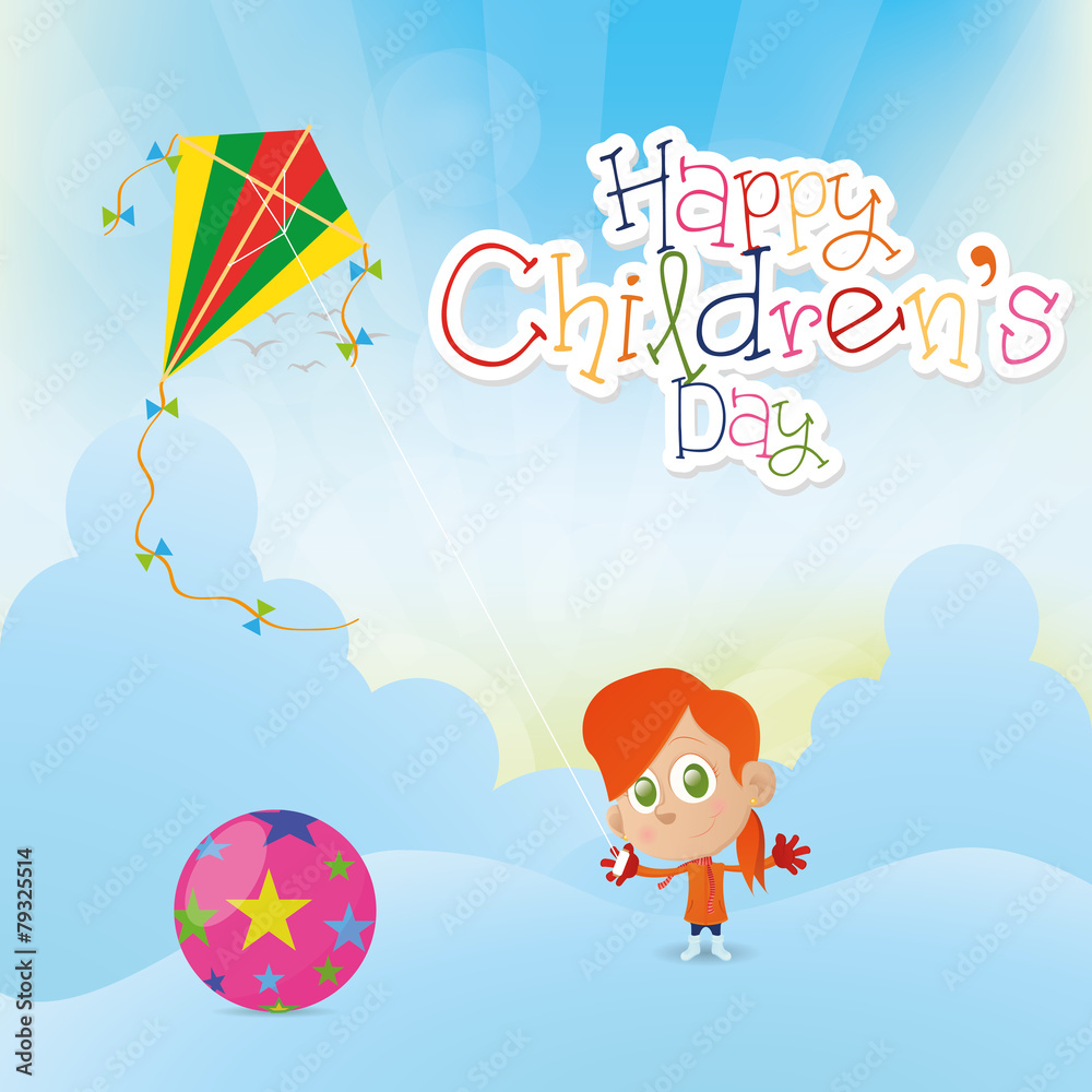 Fototapeta premium happy children's day