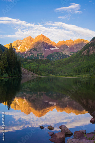 Sunrise at Maroon bell