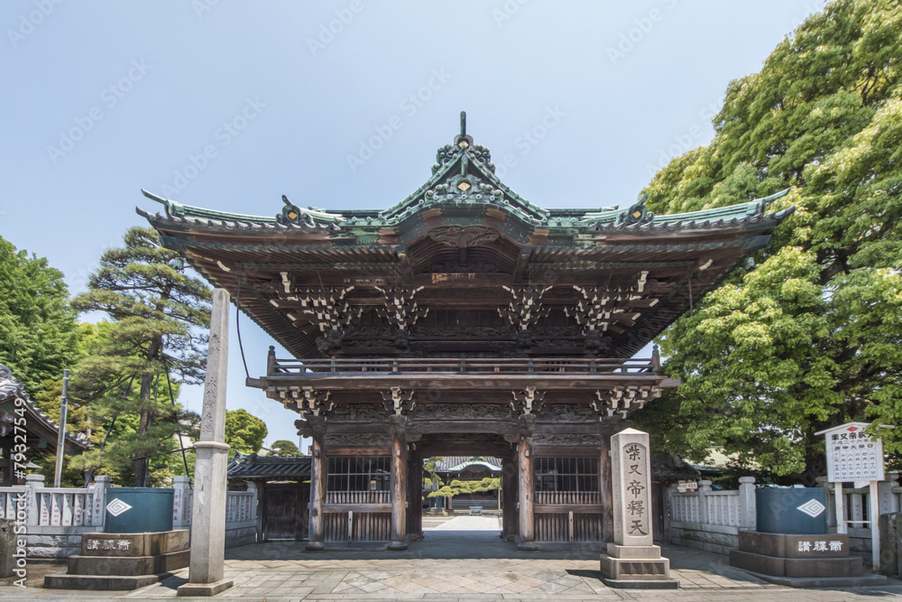 日本の寺 葛飾 柴又 帝釈天 無人 Japanese temple sibamata taisyakuten Temple 日本の寺 葛飾 柴又 帝釈天 無人 Japanese temple sibamata taisyakuten Temple