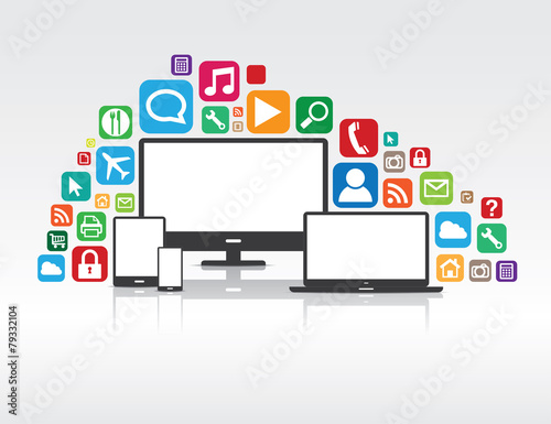 Lots of Apps Concept.