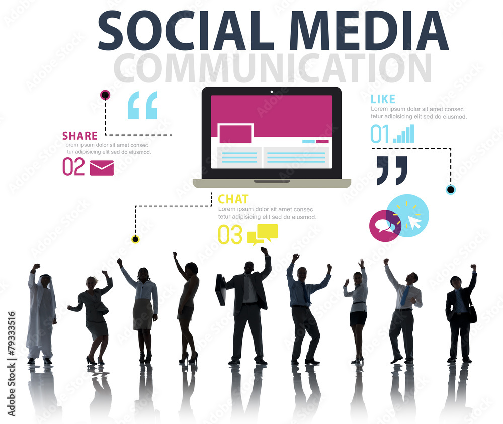 Social Media Social Networking Technology Connection Concept Social Media Social Networking Technology Connection Concept