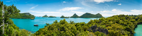 Panorama Koh Samui Ang Thong Islands national park © weltreisendertj