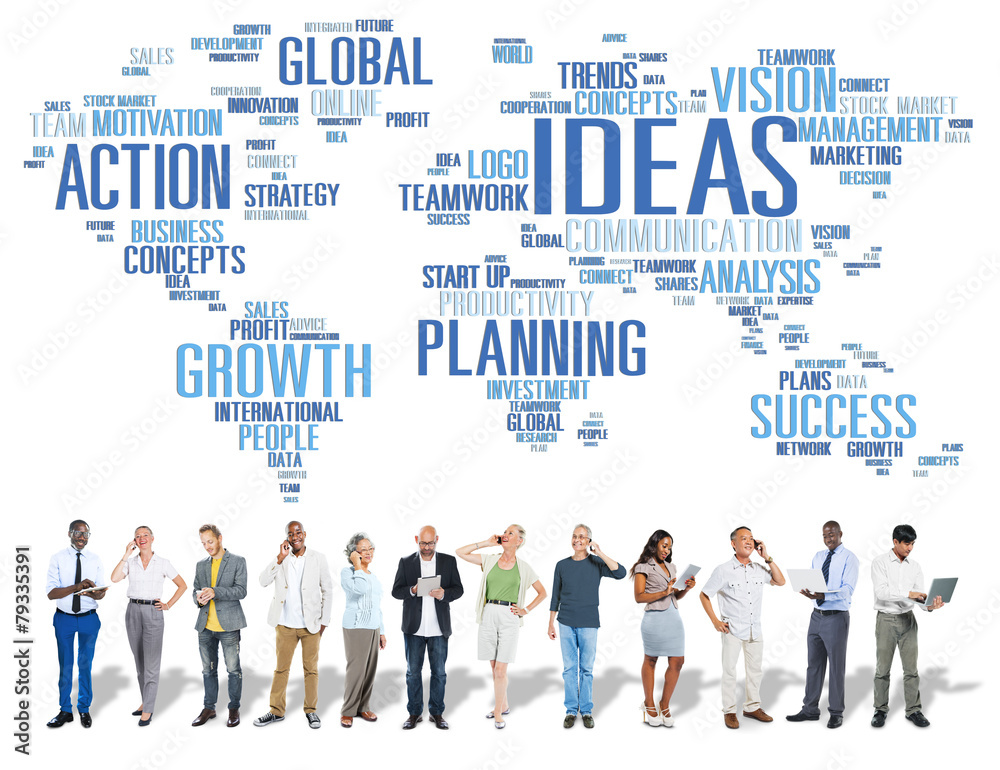 Global People Digital Device Creativity Ideas Concept Global People Digital Device Creativity Ideas Concept
