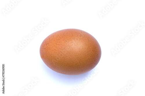 Egg isolated on white