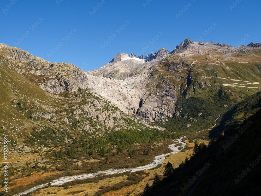 Swiss Alps, Furka glacier